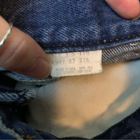 Vintage Orange Tab Levi’s high waisted Jeans - Picture 4 of 8